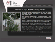 Tablet Screenshot of capepalisade.com